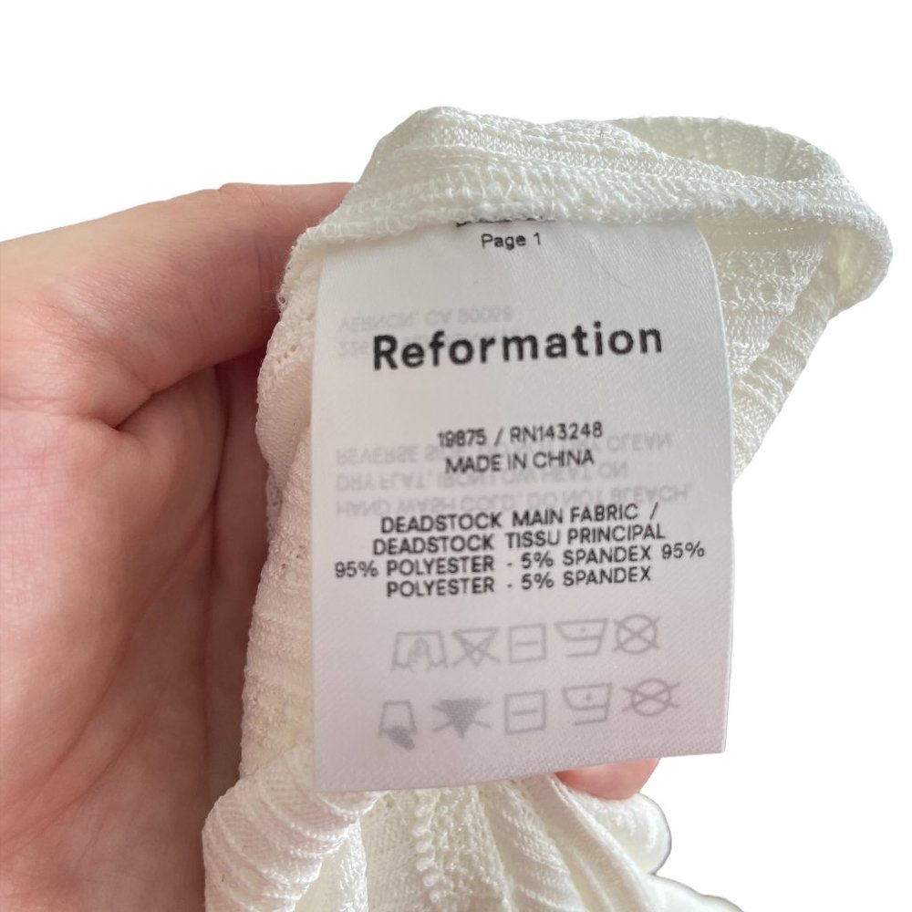 Reformation Ruched Blouse - Picture 4 of 5